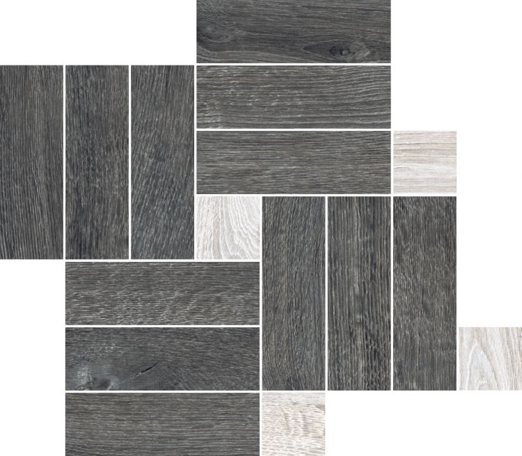 OB08 Black Mosaic 14 x 16